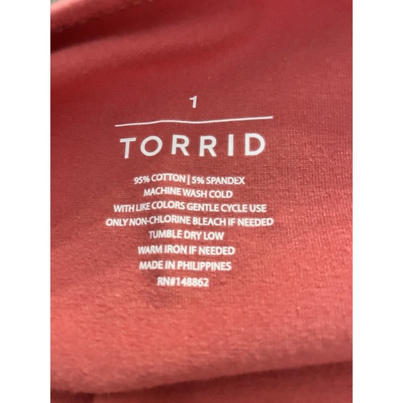 Torrid Size 1X Foxy Tunic Cami Camisole Top NWT Holly Berry Adj Straps - Picture 5 of 5